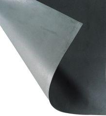 Gummi- Pressplatte, Qual. NBR, ca. 65 +/- 5 Shore A, schwarz, o.E., 1 mm stark
