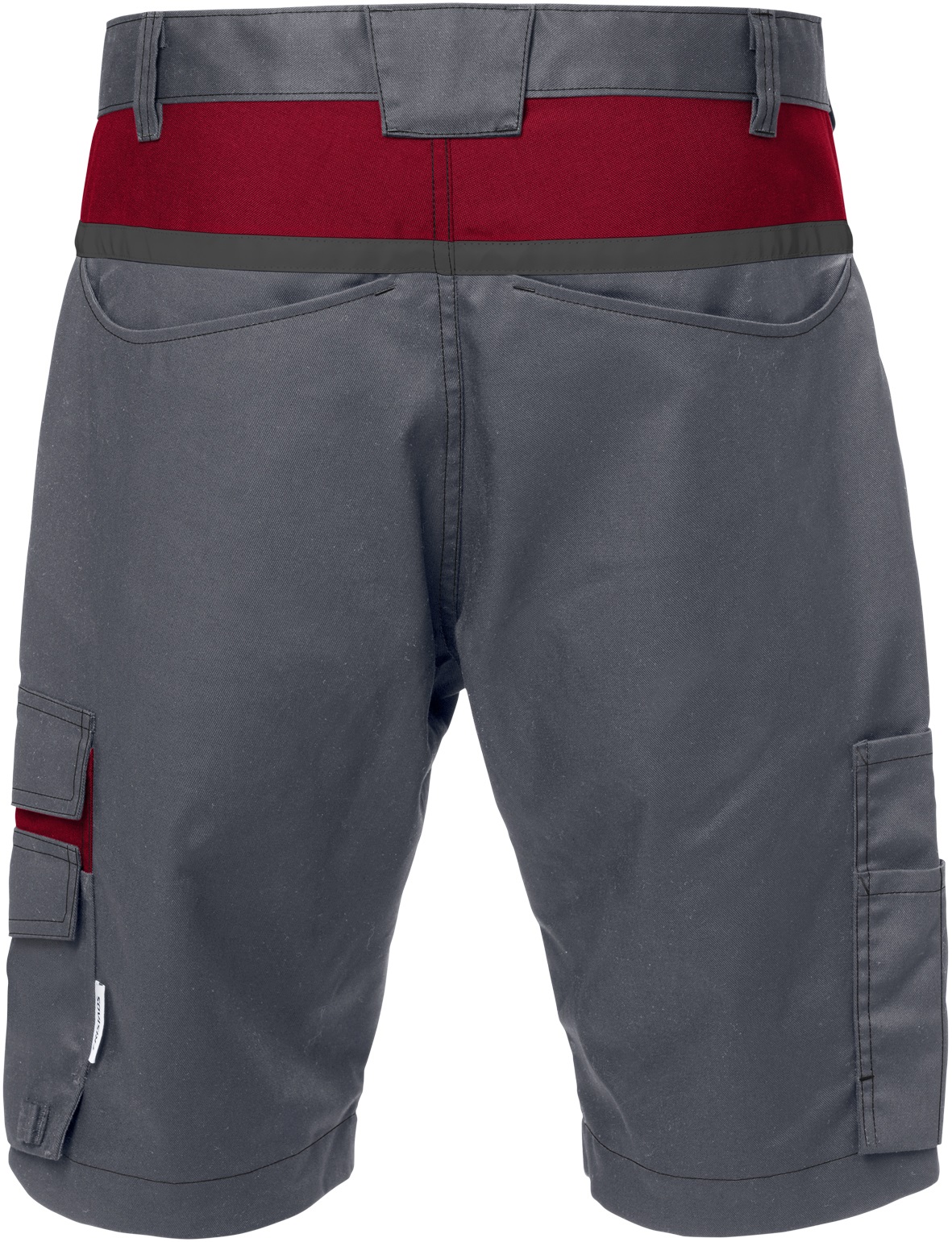 FRISTADS Shorts 2562 STFP - Grau/Rot