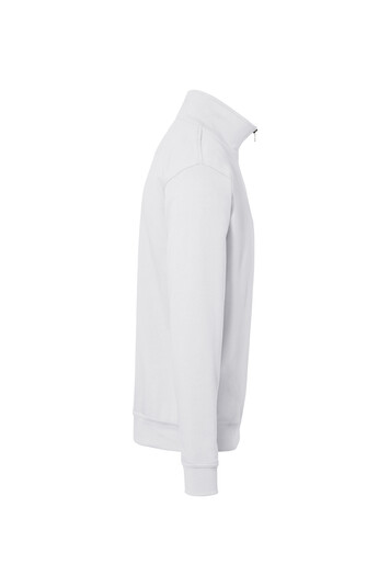 HAKRO Zip-Sweatshirt Premium, weiß, 4XL, 451