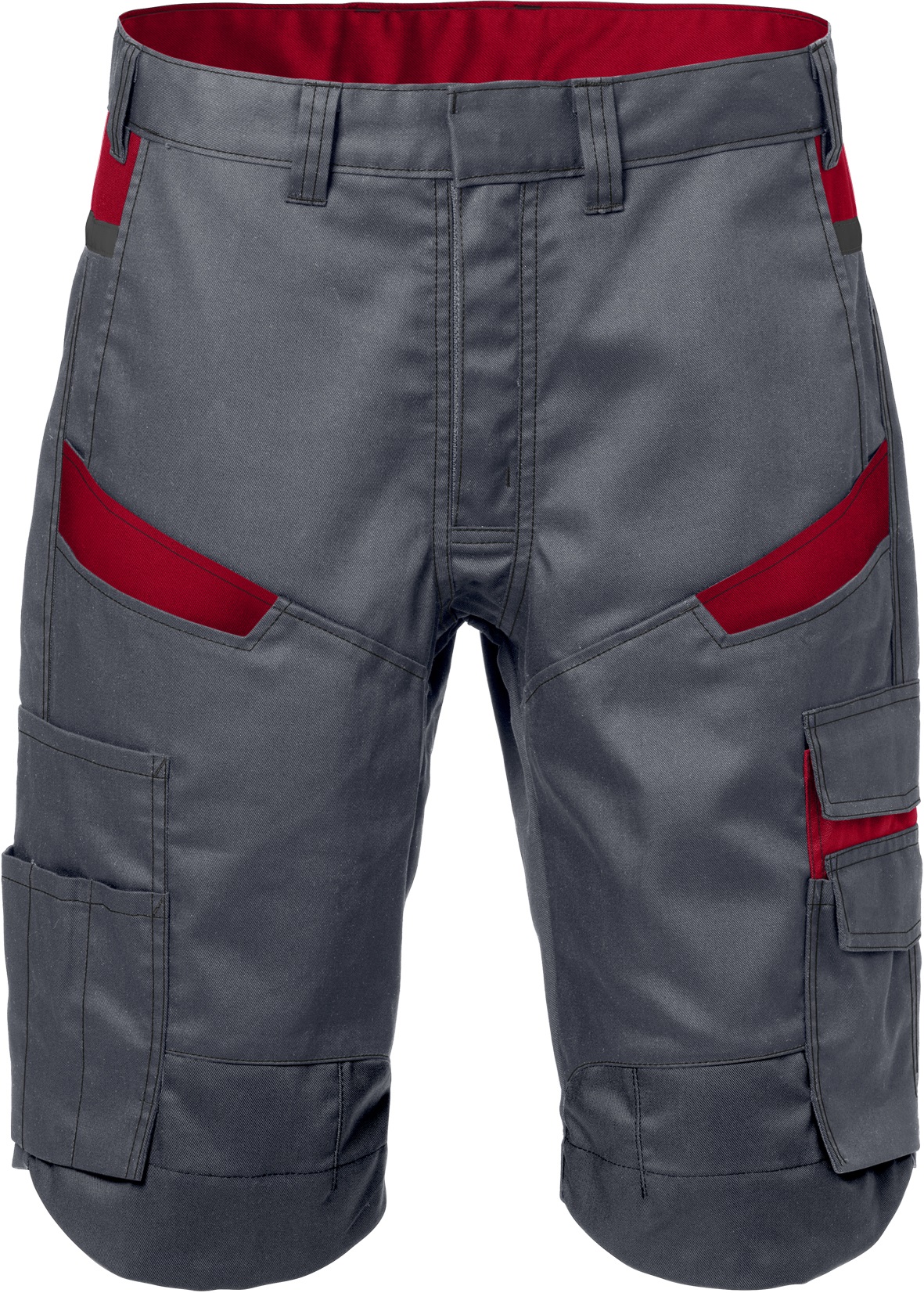 FRISTADS Shorts 2562 STFP Grau/Rot Gr.C60