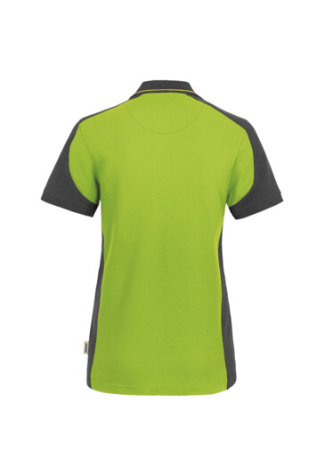 HAKRO Damen Poloshirt Contrast Mikralinar®, kiwi/anthrazit