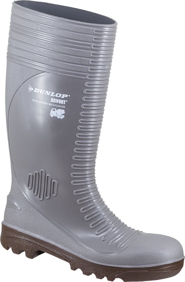 Dunlop Stiefel Acifort Concrete f.s. SB P, grau