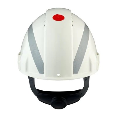 3M Schutzhelm G3000 NUV-VI-R, weiß, ABS, Ratschenverschluss, reflektierend, belüftet