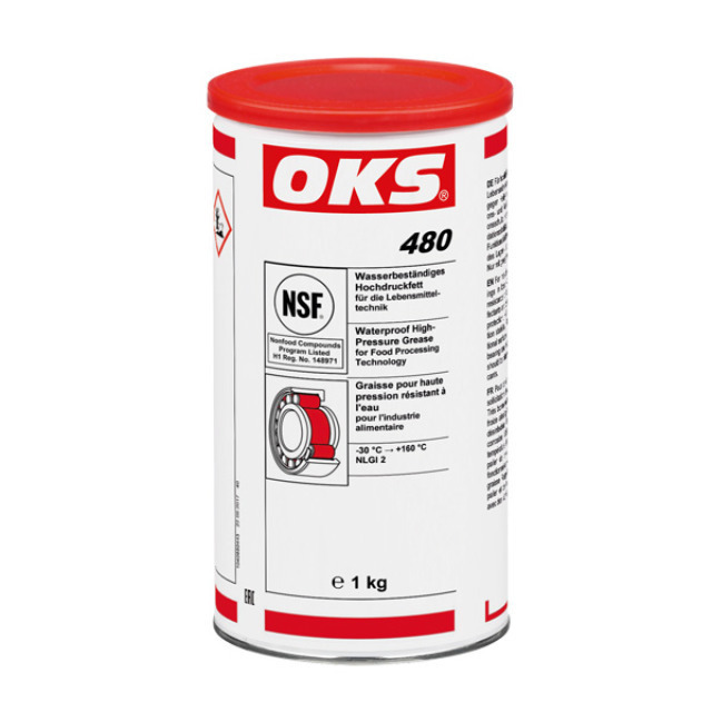 OKS 480 – Wasserbeständiges Hochdruckfett für die Lebensmitteltechnik