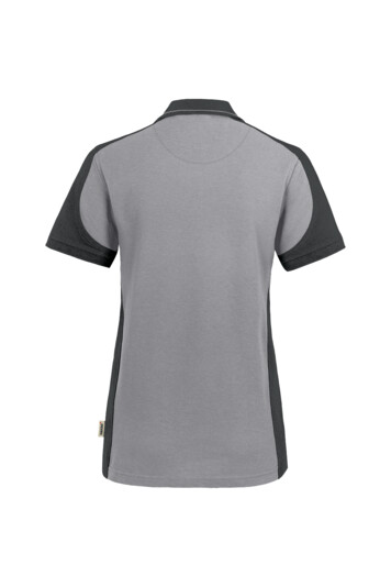 HAKRO Damen Poloshirt Contrast Mikralinar®, titan/anthrazit